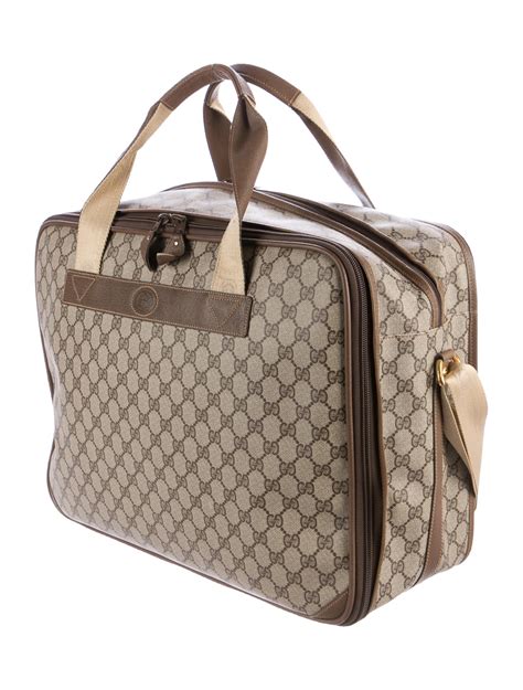 fashion suitcases gucci|Gucci carry on suitcase.